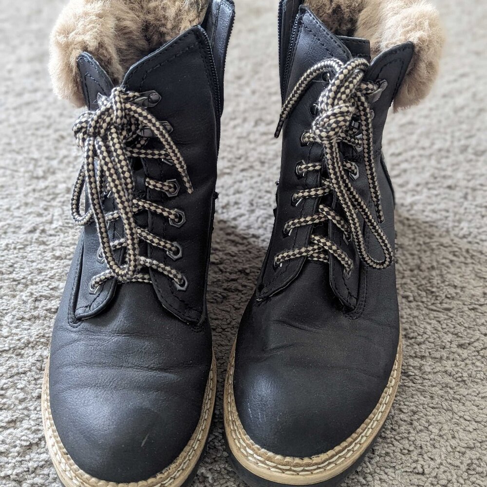 Steve Madden Winter Faux Leather Boots